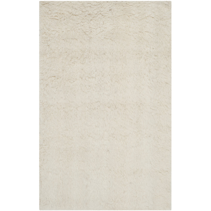 SAFAVIEH Flokati Collection FLK150A Handmade Ivory Rug Image 5