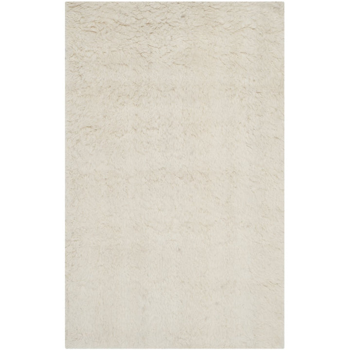 SAFAVIEH Flokati Collection FLK150A Handmade Ivory Rug Image 1