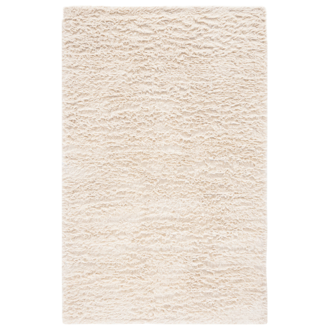 SAFAVIEH Flokati Collection FLK150A Handmade Ivory Rug Image 6