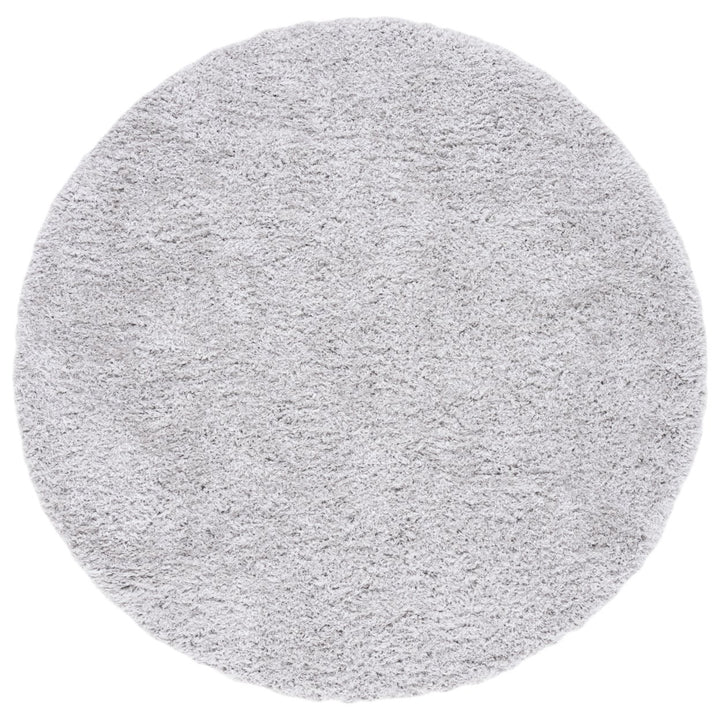 SAFAVIEH Flokati Collection FLK310F Light Grey Rug Image 1