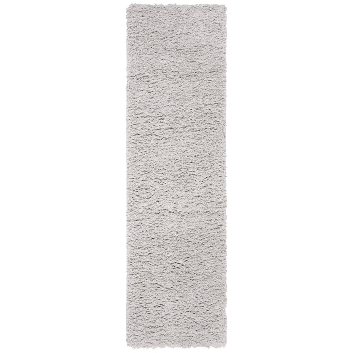 SAFAVIEH Flokati Collection FLK310F Light Grey Rug Image 1