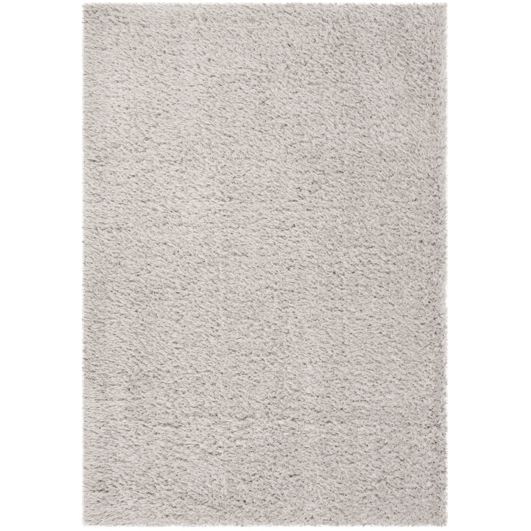 SAFAVIEH Flokati Shag Collection FLK950F Silver Rug Image 1