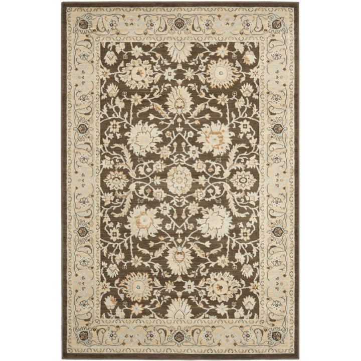 SAFAVIEH Florenteen FLR125-2512 Brown / Ivory Rug Image 1