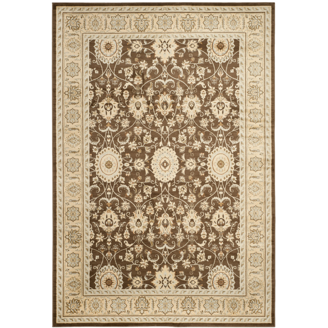 SAFAVIEH Florenteen FLR127-2512 Brown / Ivory Rug Image 1