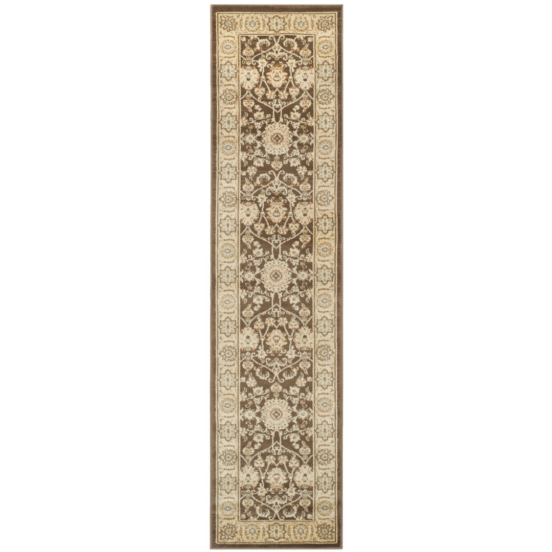 SAFAVIEH Florenteen FLR127-2512 Brown / Ivory Rug Image 3