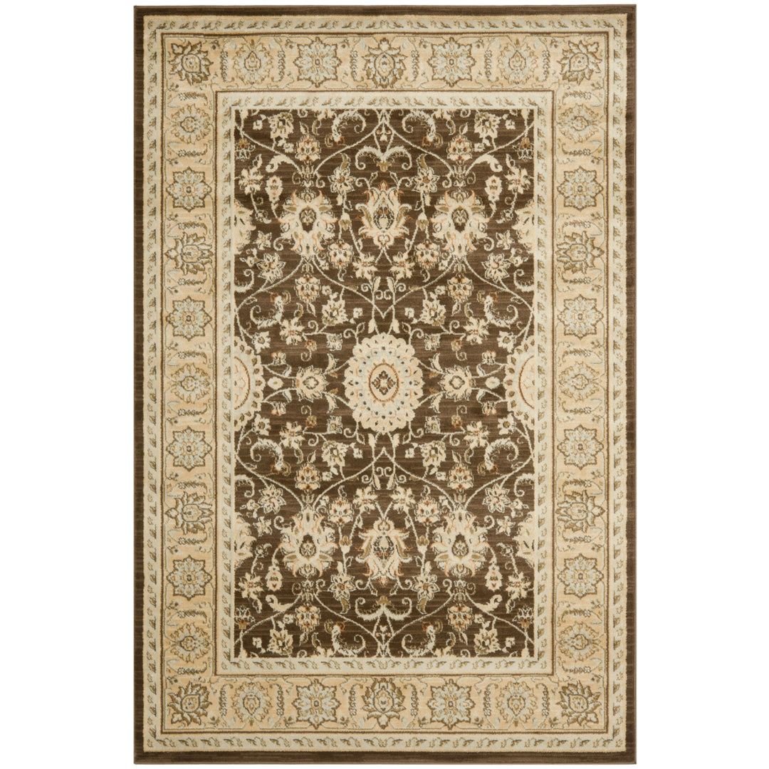 SAFAVIEH Florenteen FLR127-2512 Brown / Ivory Rug Image 1