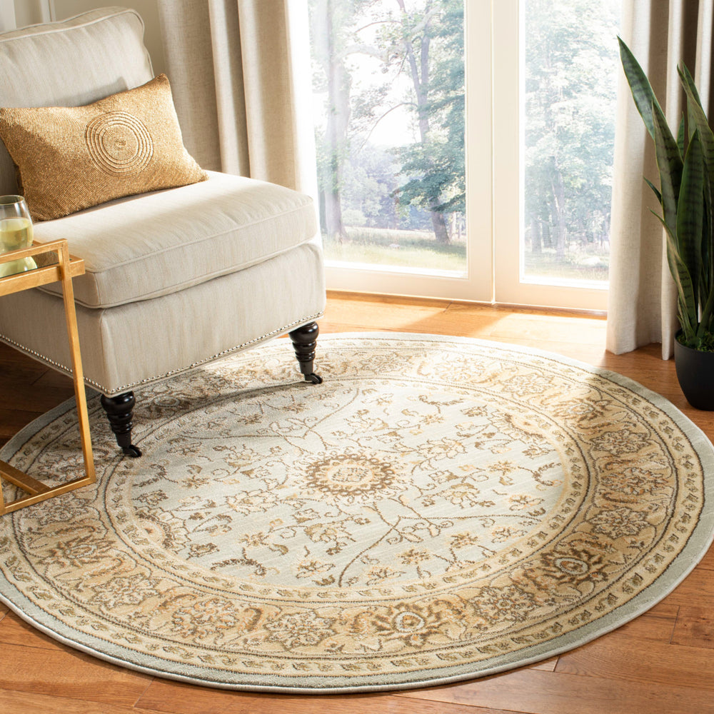 SAFAVIEH Florenteen FLR127-8012 Grey / Ivory Rug Image 2