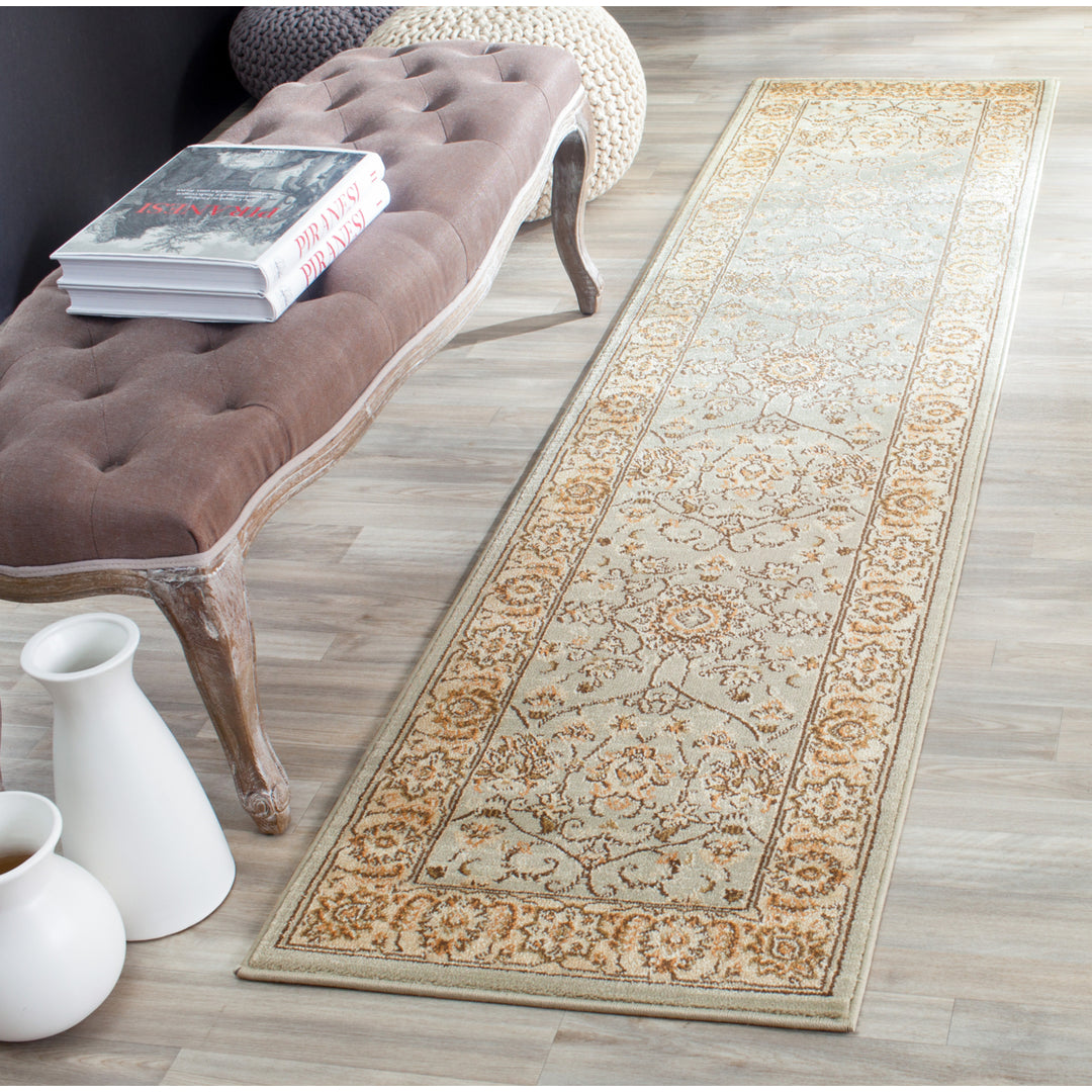 SAFAVIEH Florenteen FLR127-8012 Grey / Ivory Rug Image 3