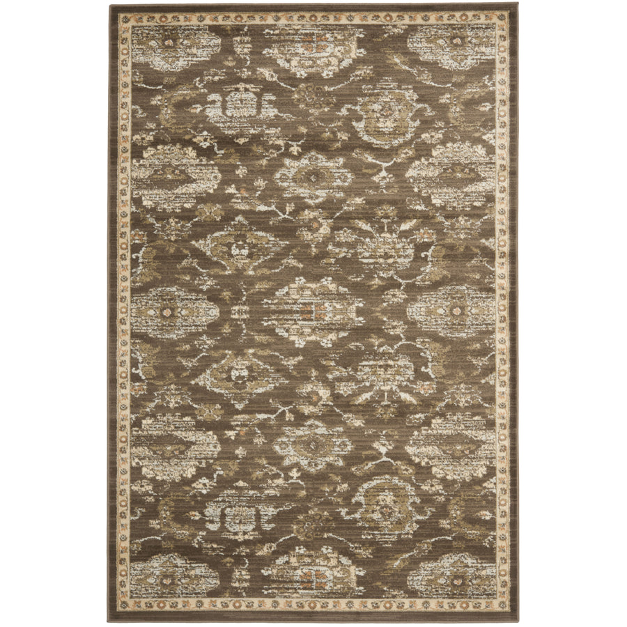 SAFAVIEH Florenteen FLR128-2512 Brown / Ivory Rug Image 1