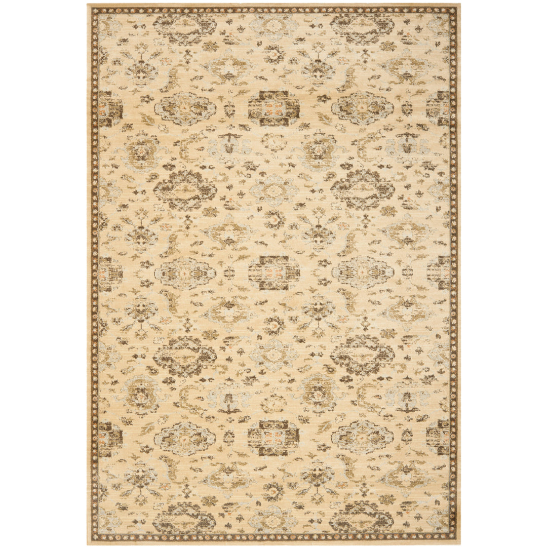 SAFAVIEH Florenteen FLR128-1225 Ivory / Brown Rug Image 1