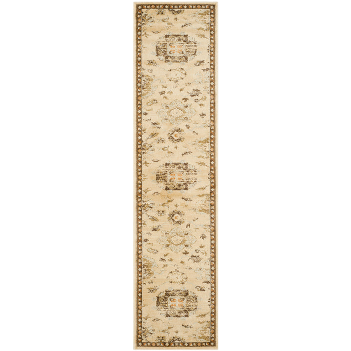 SAFAVIEH Florenteen FLR128-1225 Ivory / Brown Rug Image 3