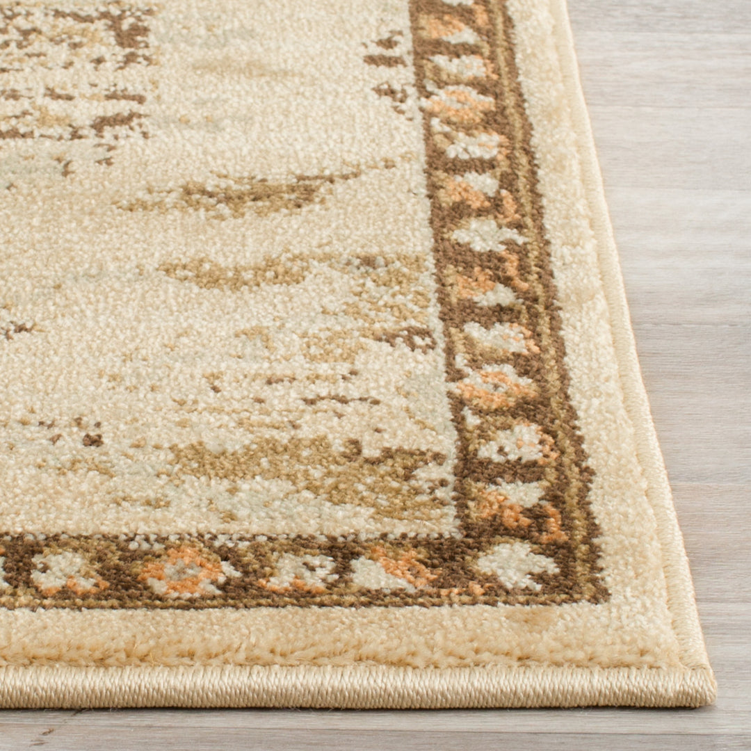 SAFAVIEH Florenteen FLR128-1225 Ivory / Brown Rug Image 4