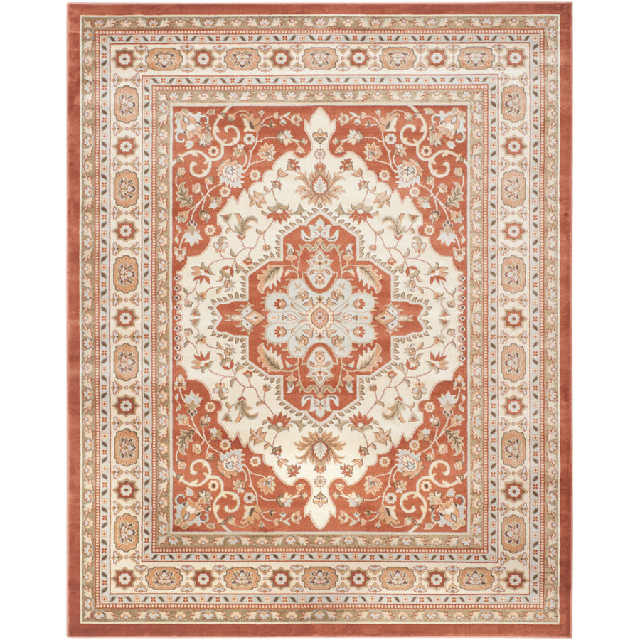 SAFAVIEH Florenteen FLR130-3412 Rust / Ivory Rug Image 1