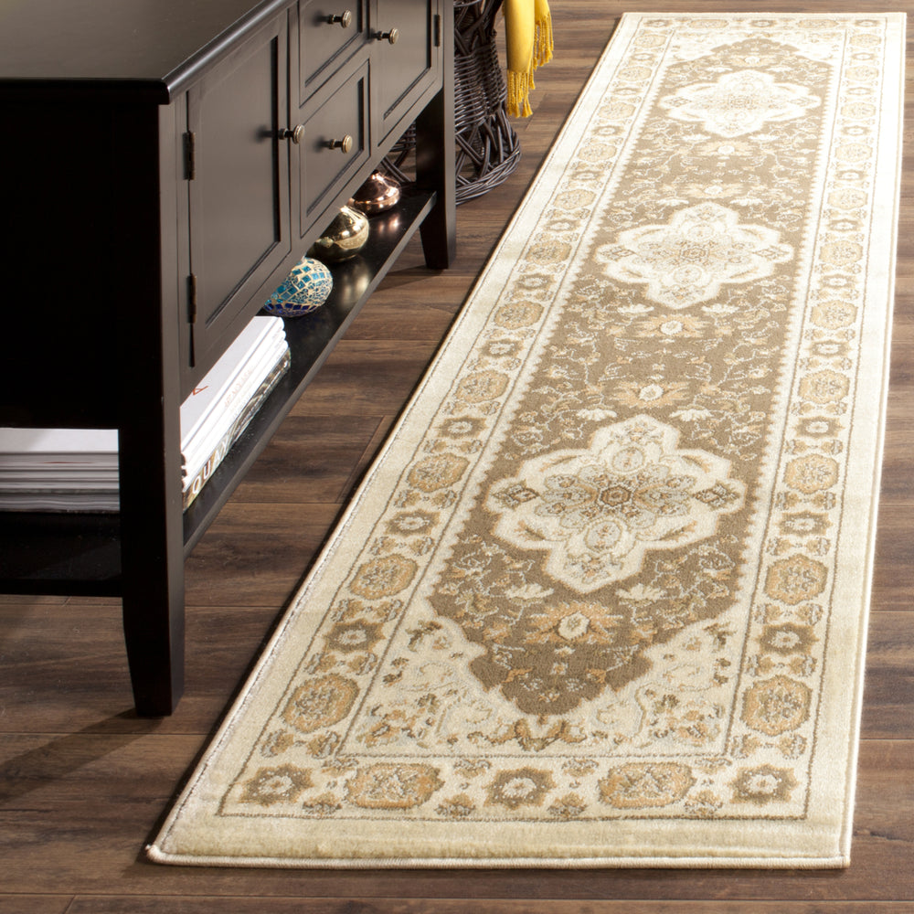 SAFAVIEH Florenteen FLR130-1225 Ivory / Brown Rug Image 2