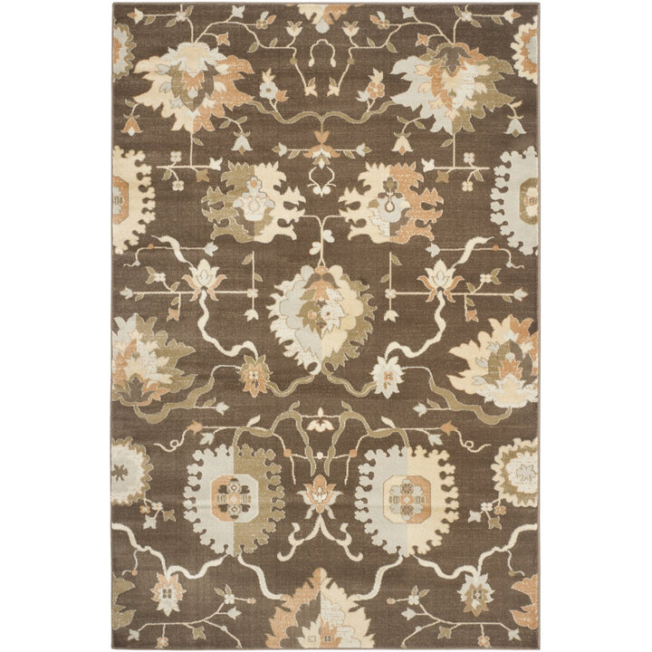 SAFAVIEH Florenteen FLR129-2512 Brown / Ivory Rug Image 1