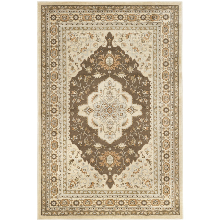 SAFAVIEH Florenteen FLR130-1225 Ivory / Brown Rug Image 1