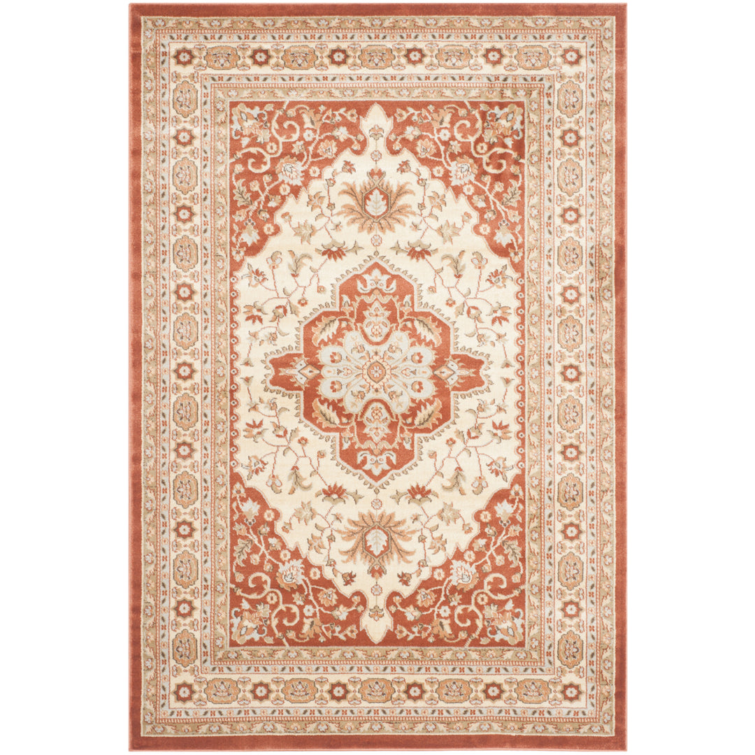 SAFAVIEH Florenteen FLR130-3412 Rust / Ivory Rug Image 5