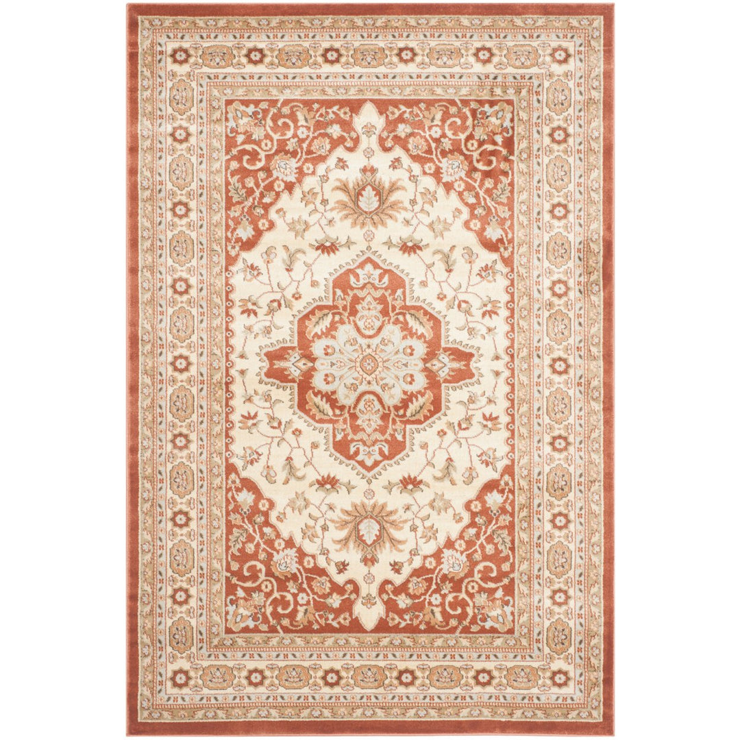 SAFAVIEH Florenteen FLR130-3412 Rust / Ivory Rug Image 1