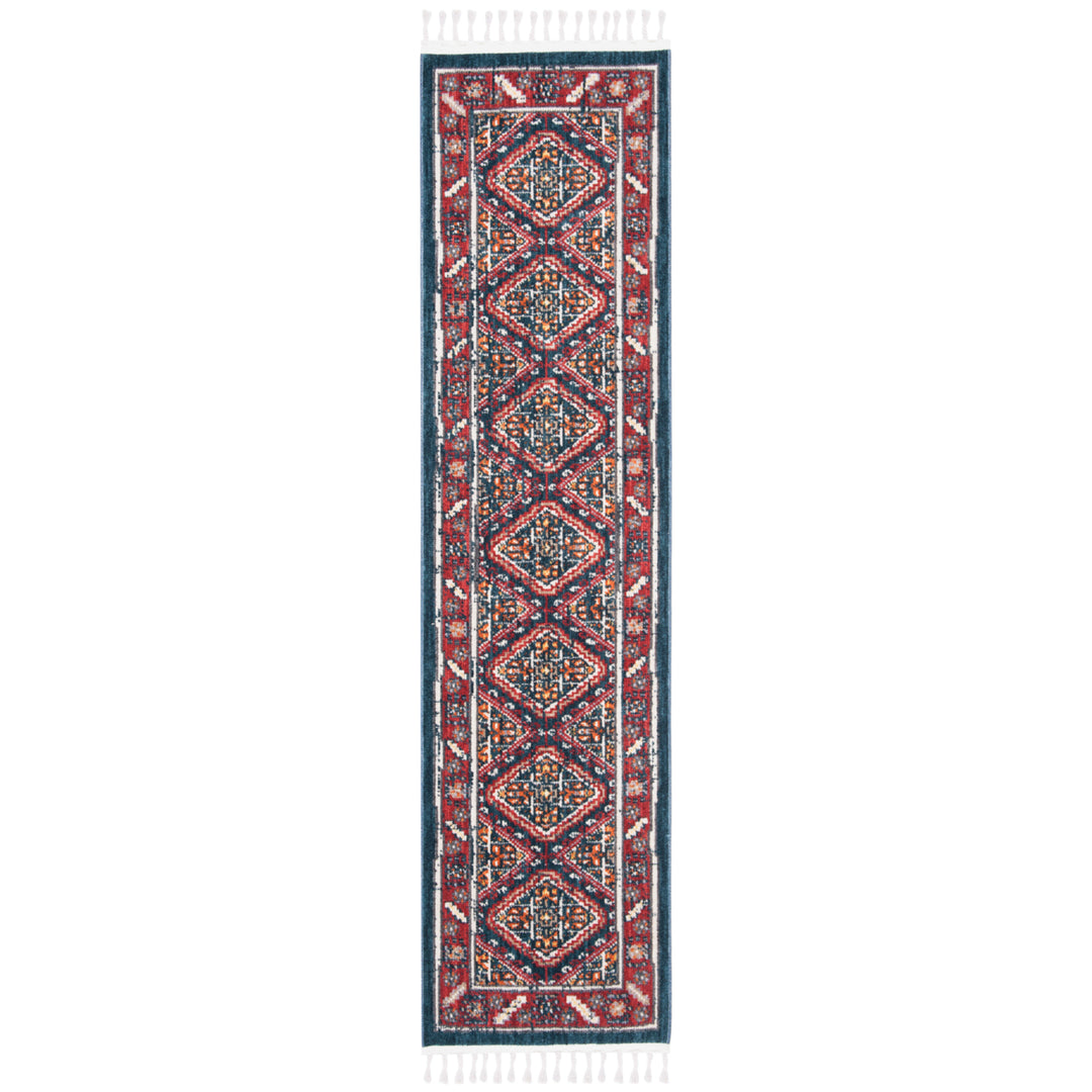 SAFAVIEH Farmhouse FMH820A Ivory / Navy Rug Image 3