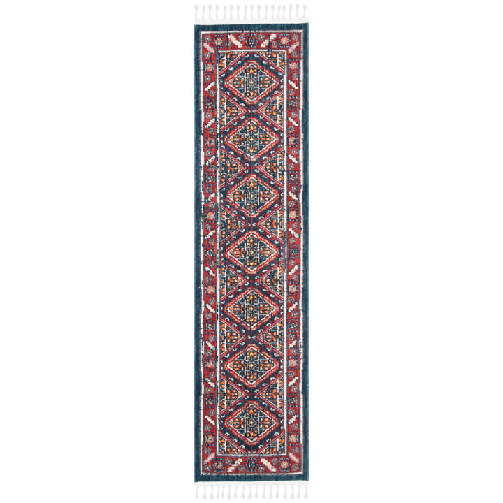 SAFAVIEH Farmhouse FMH820A Ivory / Navy Rug Image 3