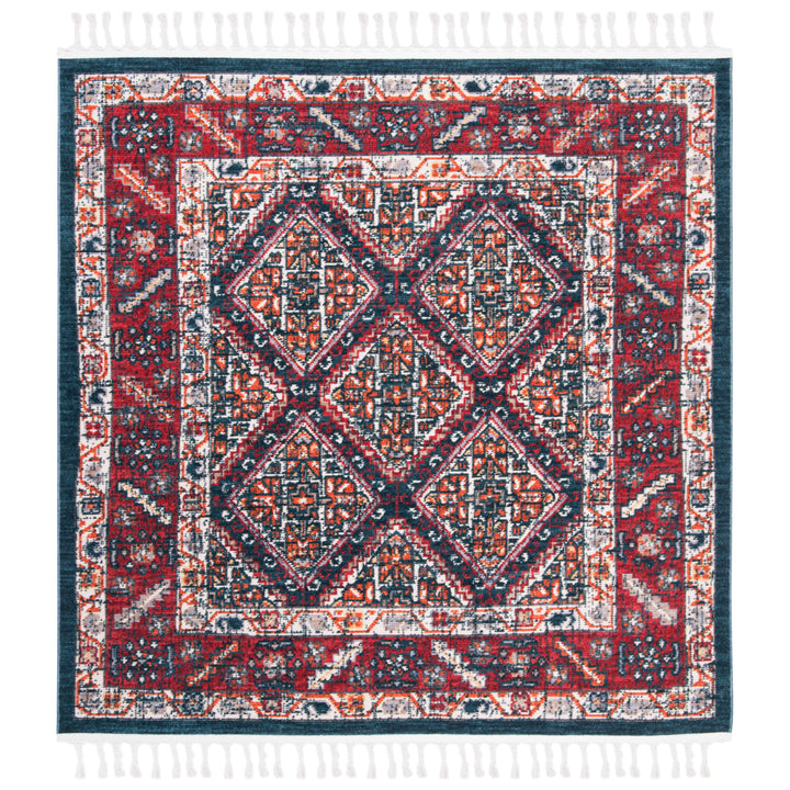 SAFAVIEH Farmhouse FMH820A Ivory / Navy Rug Image 4