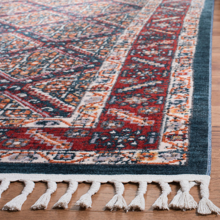 SAFAVIEH Farmhouse FMH820A Ivory / Navy Rug Image 5