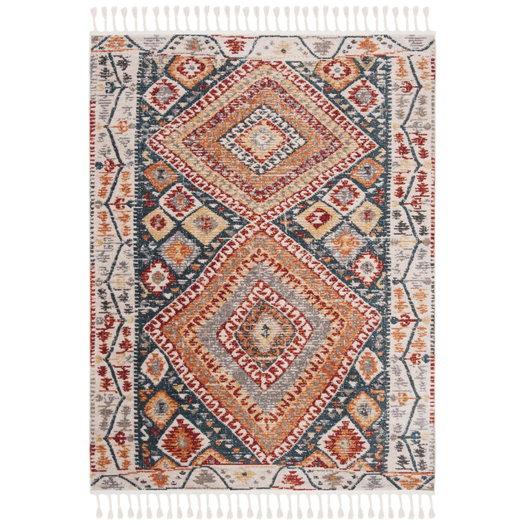 SAFAVIEH Farmhouse FMH816A Ivory / Navy Rug Image 6