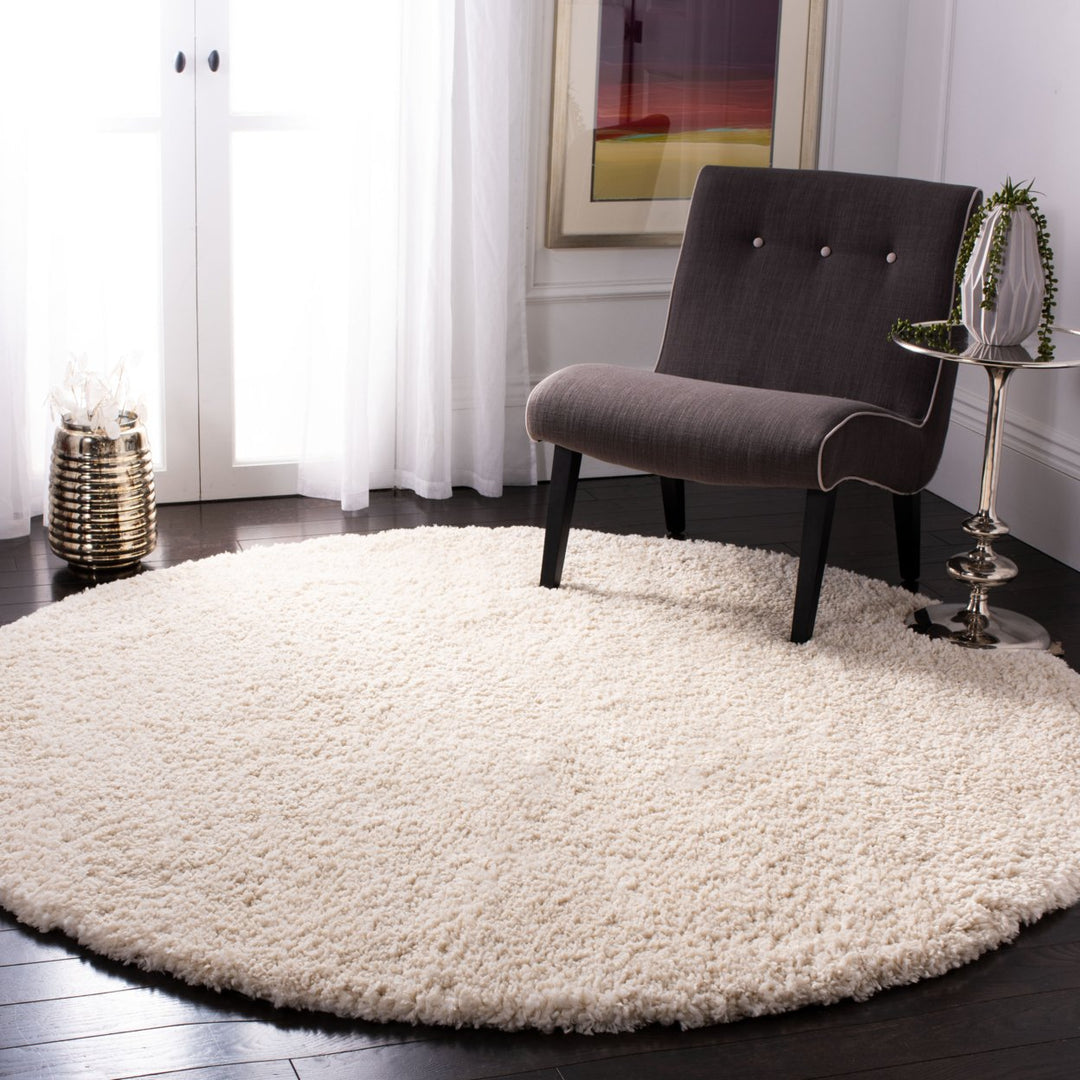 SAFAVIEH Fontana Shag Collection FNT800B Creme Rug Image 2