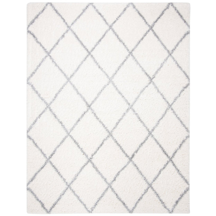 SAFAVIEH Fontana Shag Collection FNT815A Cream / Grey Rug Image 1