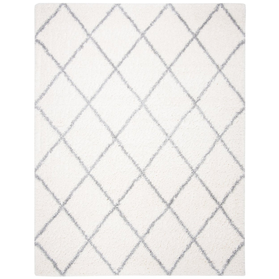 SAFAVIEH Fontana Shag Collection FNT815A Cream / Grey Rug Image 1