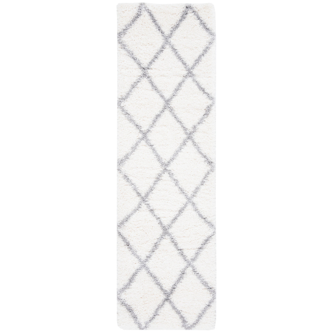 SAFAVIEH Fontana Shag Collection FNT815A Cream / Grey Rug Image 5