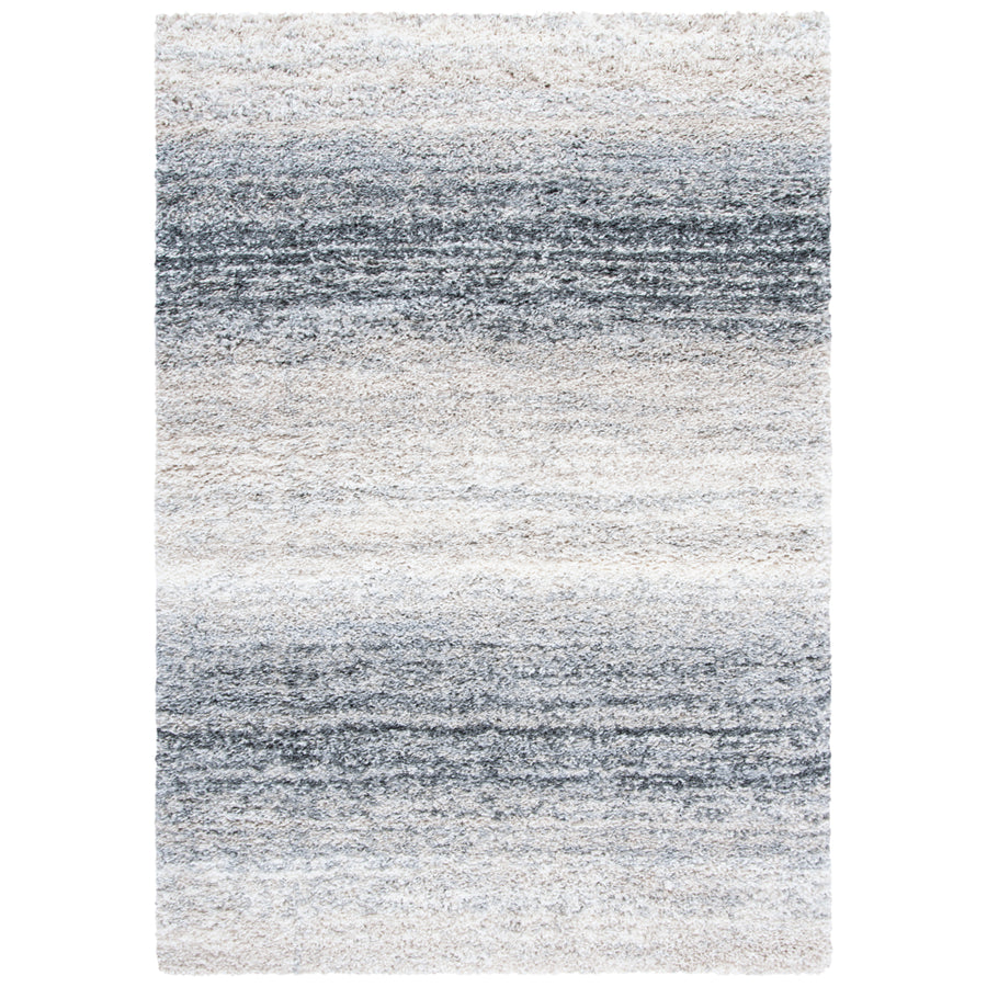 SAFAVIEH Fontana Shag Collection FNT852A Ivory / Grey Rug Image 1