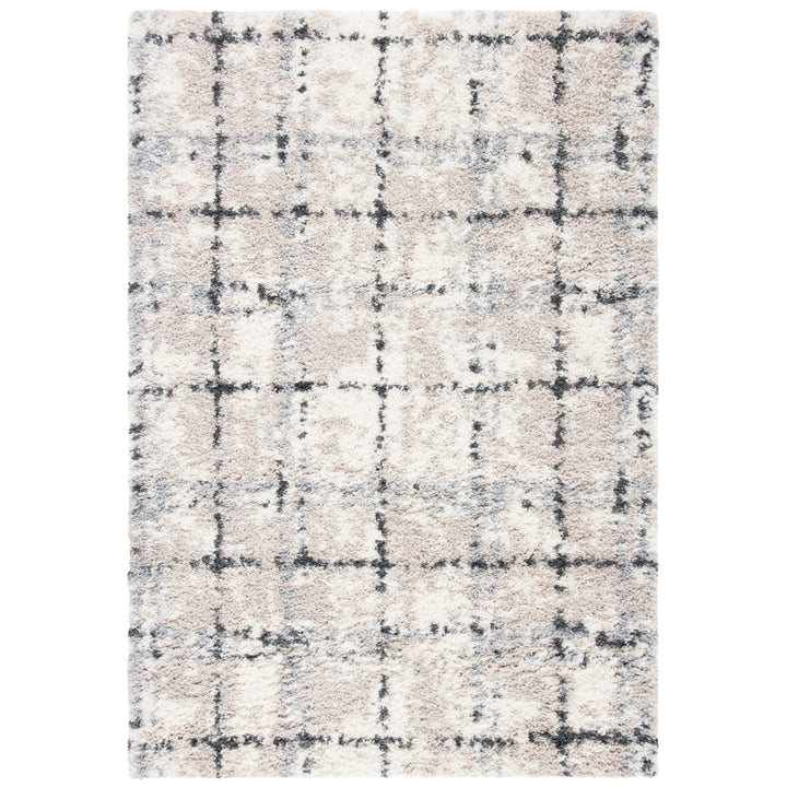 SAFAVIEH FNT868F Fontana Shag 800 Grey / Ivory Image 1