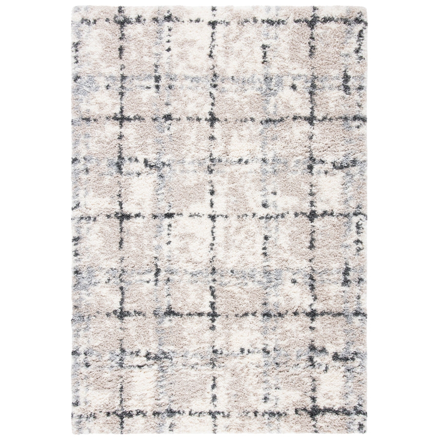 SAFAVIEH FNT868F Fontana Shag 800 Grey / Ivory Image 1