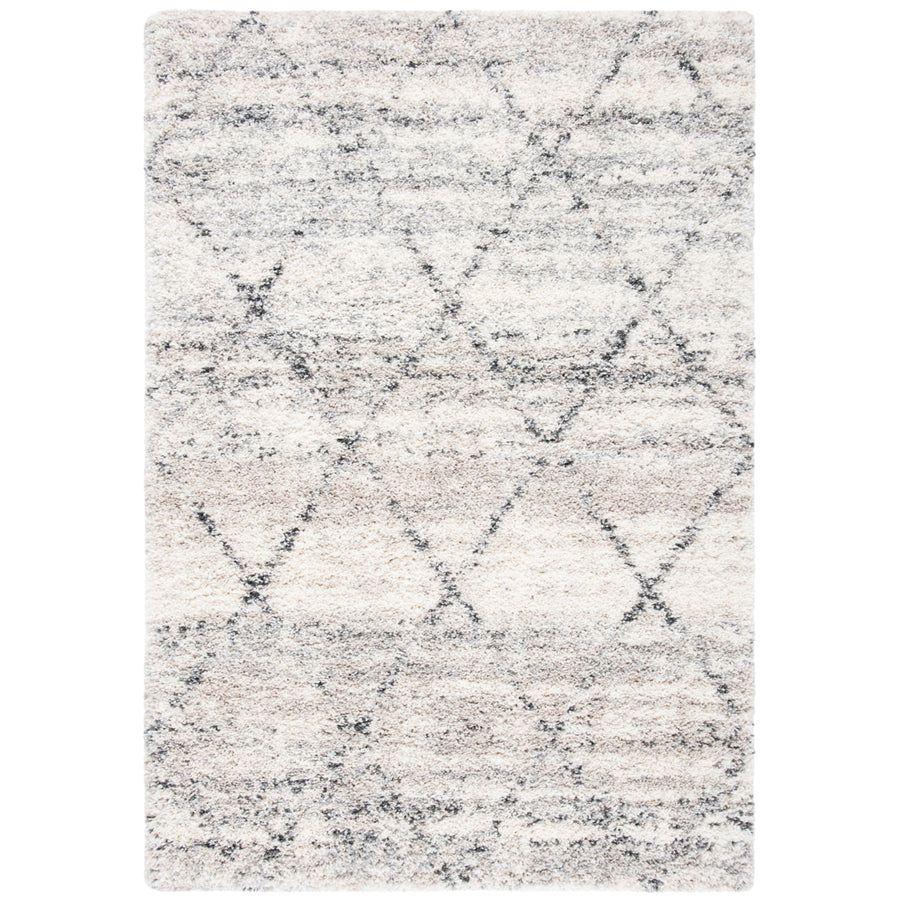 SAFAVIEH FNT886F Fontana Shag 800 Grey / Ivory Image 1