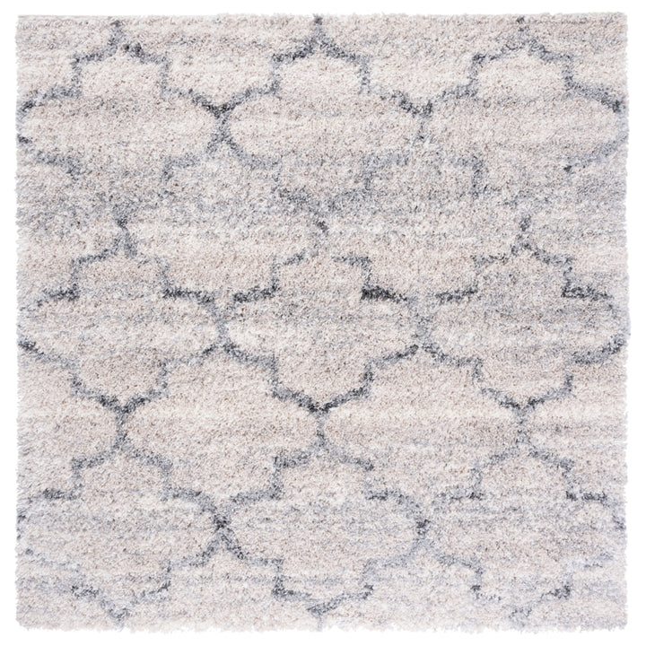 SAFAVIEH Fontana Shag Collection FNT888F Grey / Ivory Rug Image 6