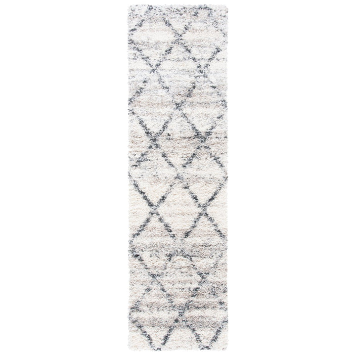 SAFAVIEH FNT886F Fontana Shag 800 Grey / Ivory Image 1