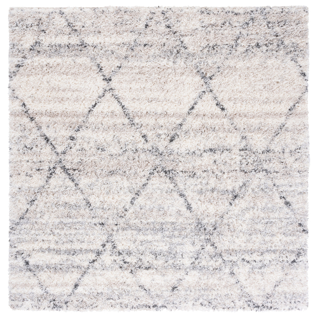 SAFAVIEH FNT886F Fontana Shag 800 Grey / Ivory Image 3