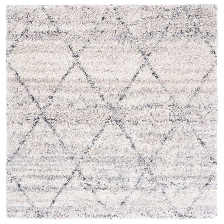 SAFAVIEH FNT886F Fontana Shag 800 Grey / Ivory Image 1