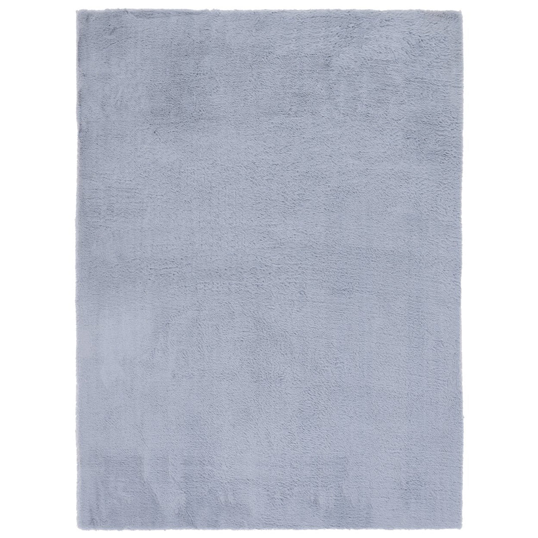 SAFAVIEH Faux Rabbit faux Collection FRF500F Light Grey Rug Image 1