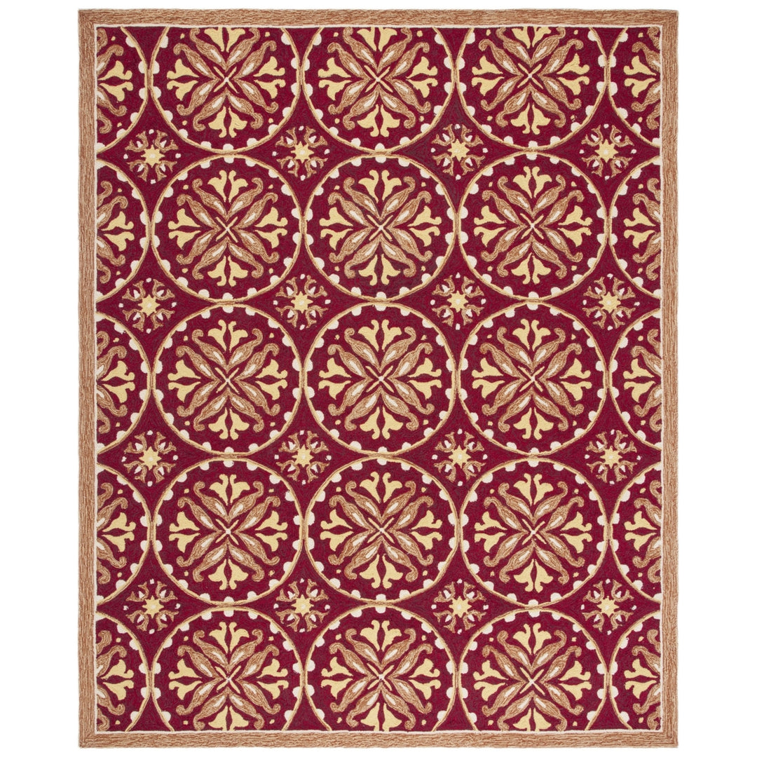 SAFAVIEH Four Seasons FRS218C Red / Orange Rug Image 1