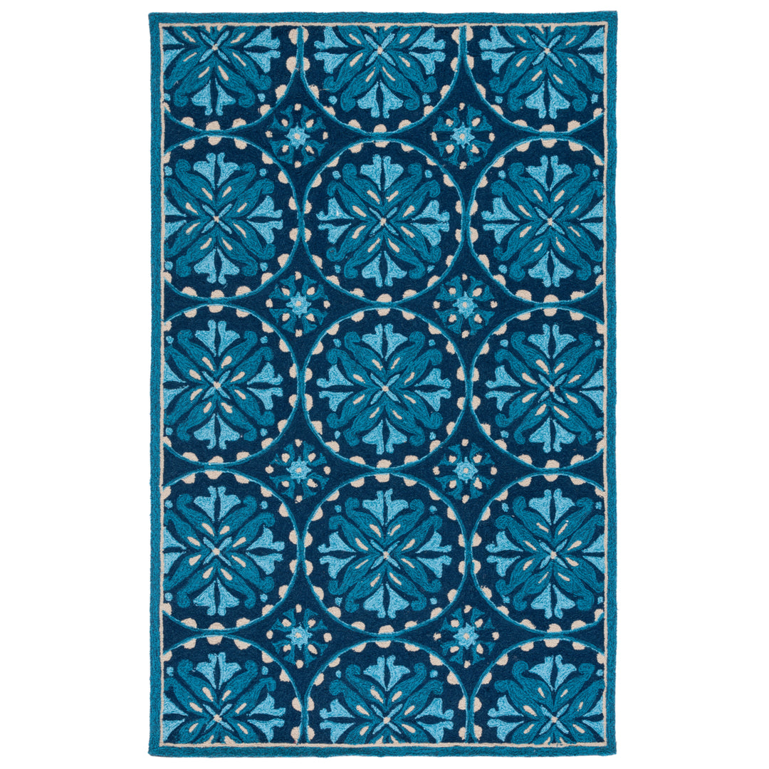 SAFAVIEH Four Seasons FRS218B Blue / Multi Rug Image 1