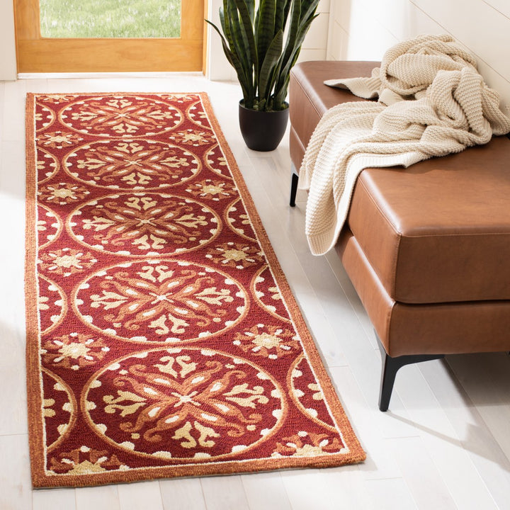 SAFAVIEH Four Seasons FRS218C Red / Orange Rug Image 2