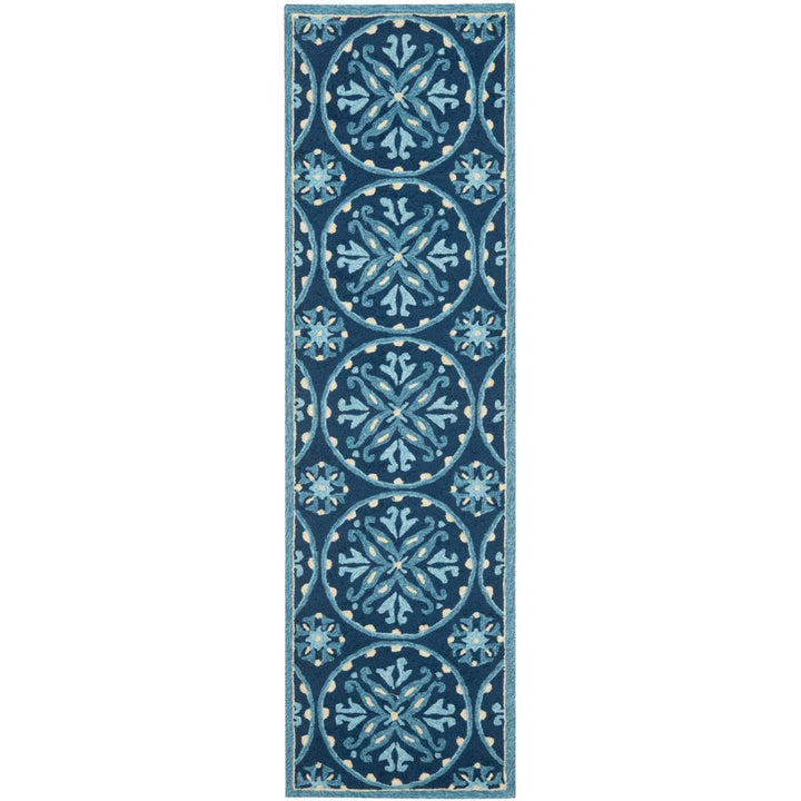 SAFAVIEH Four Seasons FRS218B Blue / Multi Rug Image 1