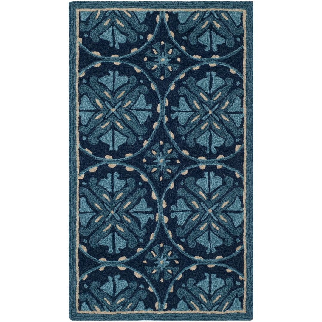 SAFAVIEH Four Seasons FRS218B Blue / Multi Rug Image 1