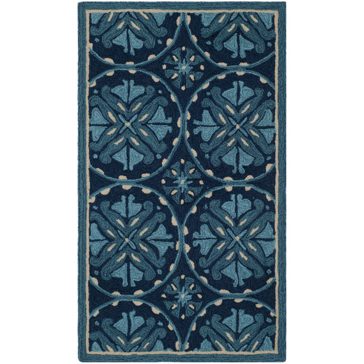 SAFAVIEH Four Seasons FRS218B Blue / Multi Rug Image 1