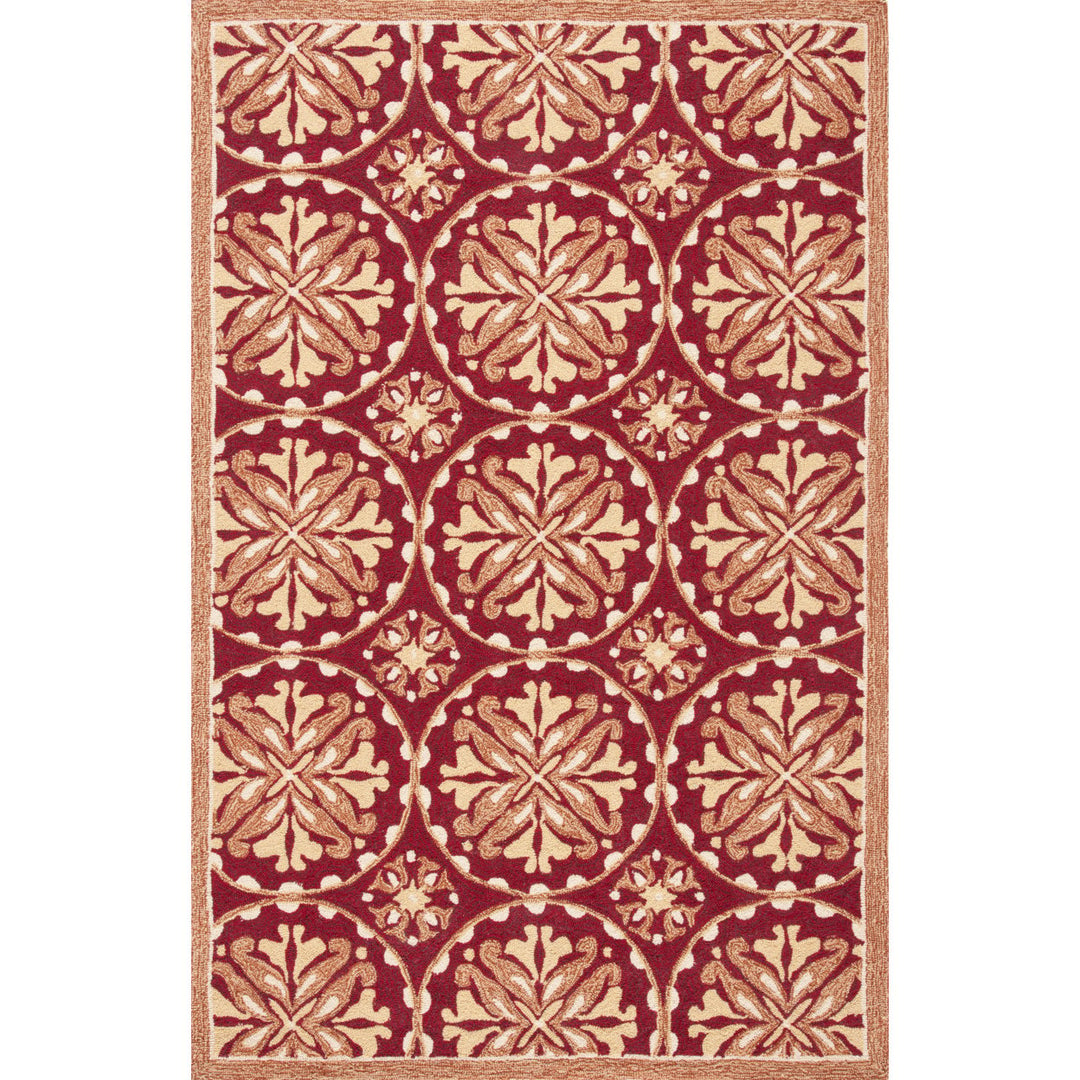 SAFAVIEH Four Seasons FRS218C Red / Orange Rug Image 1