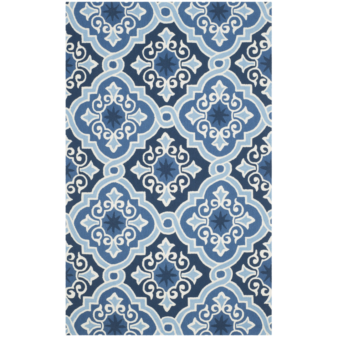 SAFAVIEH Four Seasons FRS231B Navy / Blue Rug Image 1