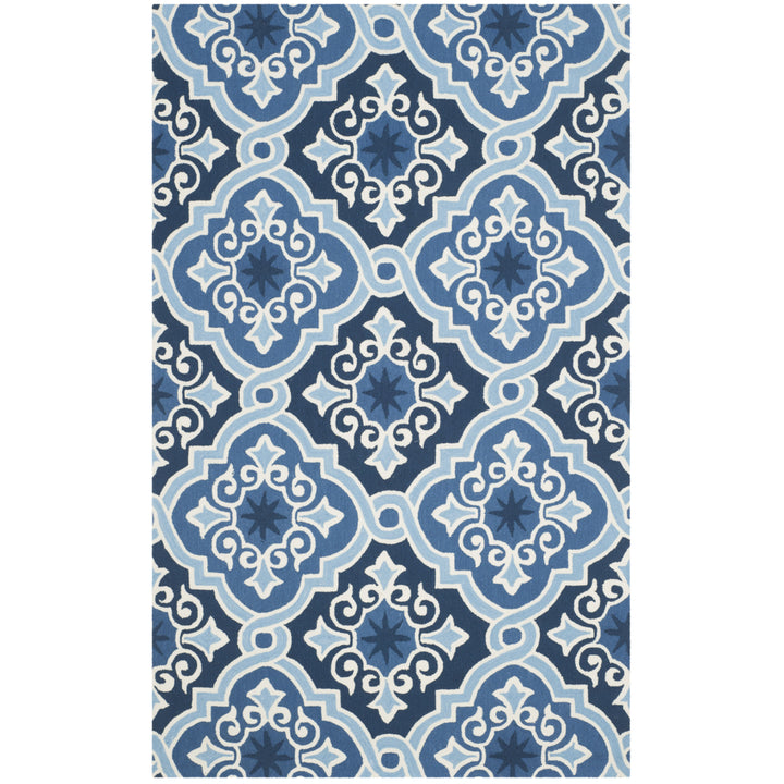 SAFAVIEH Four Seasons FRS231B Navy / Blue Rug Image 1