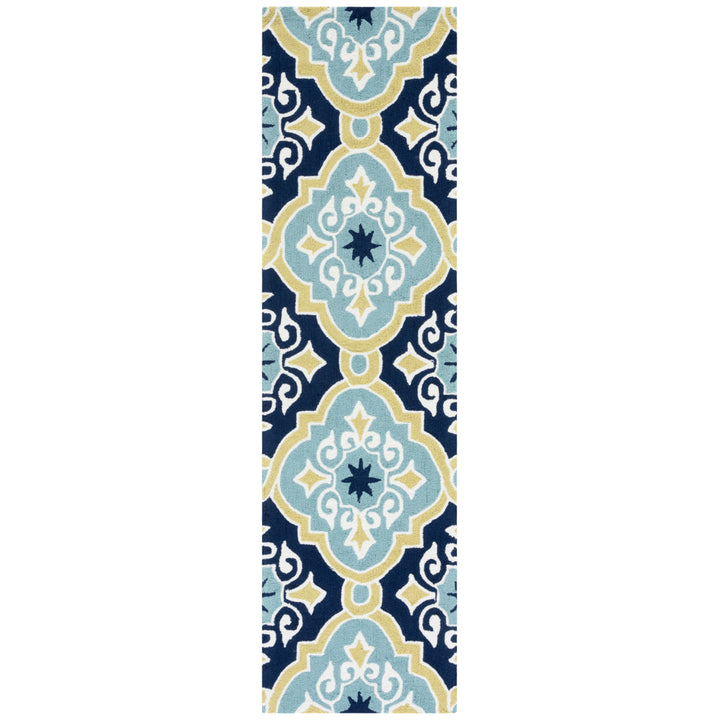 SAFAVIEH Four Seasons FRS231A Navy / Light Blue Rug Image 3